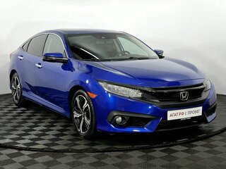 2015 Honda Civic X, синий, 1630000 рублей, вид 4