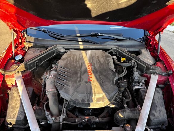 2019 Kia Stinger I, красный, 2670000 рублей - вид 19