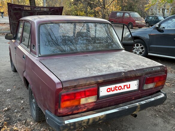 2001 Lada (ВАЗ) 2107, пурпурный, 40000 рублей - вид 2