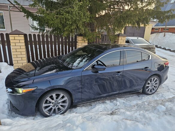 2019 Mazda 3 IV (BP), синий, 2250000 рублей - вид 8