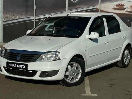 2013 Renault Logan I Рестайлинг, белый, 480000 рублей, вид 4
