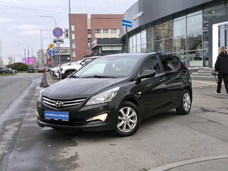 2015 Hyundai Solaris I Рестайлинг, чёрный, 850000 рублей, вид 1