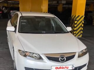 2005 Mazda 6 I (GG), белый, 385000 рублей, вид 2