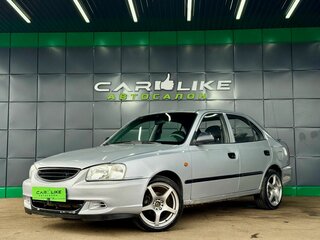 2007 Hyundai Accent ТагАЗ II, серебристый, 259000 рублей, вид 2