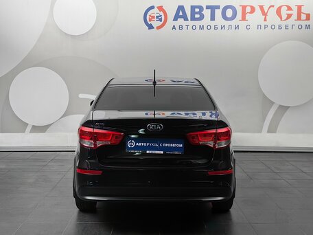 2016 Kia Rio III Рестайлинг, чёрный, 1142000 рублей, вид 4