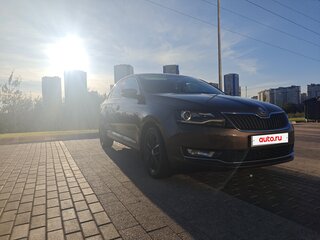 2017 Skoda Rapid I Рестайлинг, коричневый, 1250000 рублей, вид 2