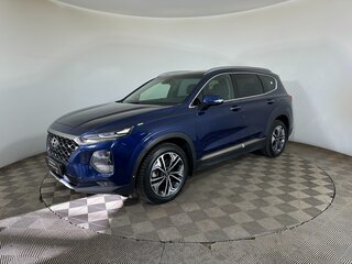2019 Hyundai Santa Fe IV, синий, 2650000 рублей, вид 1