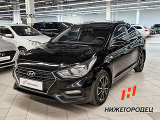 2017 Hyundai Solaris II, чёрный, 963000 рублей, вид 1
