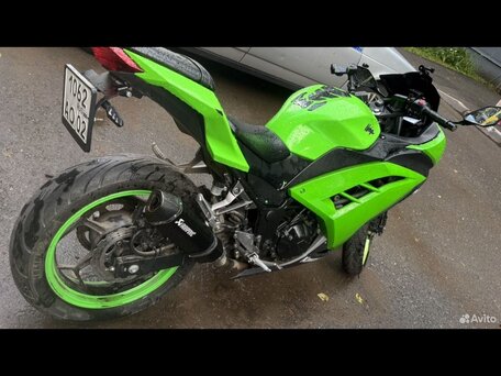 2014 Kawasaki Ninja 300, зелёный, 350000 рублей, вид 3