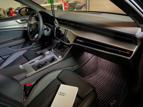 2022 Audi A6 40 TDI V (C8), чёрный, 6300000 рублей - вид 19