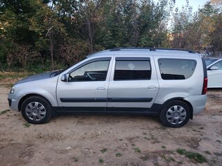 2013 Lada (ВАЗ) Largus I, серебристый, 580000 рублей, вид 4