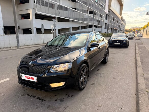 2014 Skoda Octavia III (A7), чёрный - вид 4