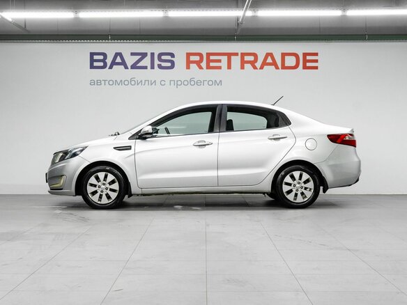 2013 Kia Rio 5-speed III, серебристый, 829000 рублей - вид 7