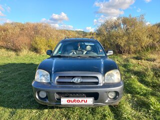 2005 Hyundai Santa Fe I, чёрный, 550000 рублей, вид 3