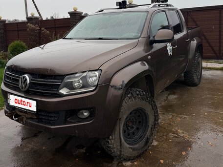 2012 Volkswagen Amarok, коричневый, 1000000 рублей, вид 3