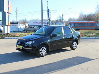 2018 Lada (ВАЗ) Granta I Рестайлинг, чёрный, 609000 рублей, вид 1