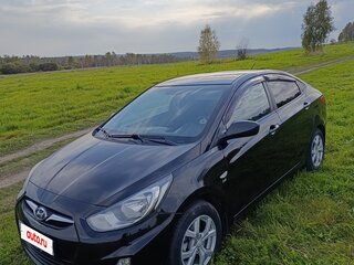 2012 Hyundai Solaris I, чёрный, 790000 рублей, вид 5