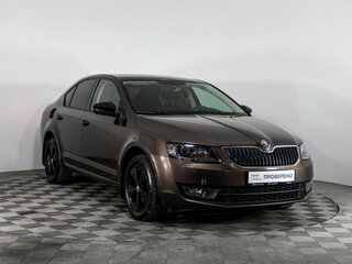 2016 Skoda Octavia III (A7), коричневый, 1899000 рублей, вид 3