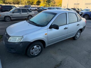 2012 Lada (ВАЗ) Granta I, серебристый, 165000 рублей, вид 1