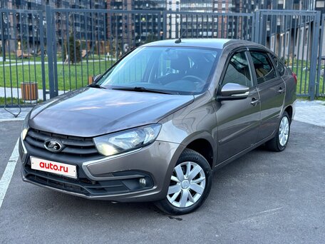 2020 Lada (ВАЗ) Granta I Рестайлинг, коричневый, 500000 рублей, вид 2