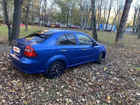2010 Chevrolet Aveo I Рестайлинг, синий, 450000 рублей, вид 5