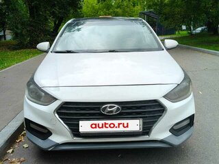 2017 Hyundai Solaris II, жёлтый, 950000 рублей, вид 1