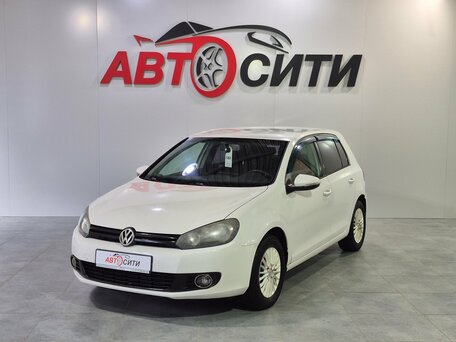 2012 Volkswagen Golf VI, белый, 610000 рублей, вид 3
