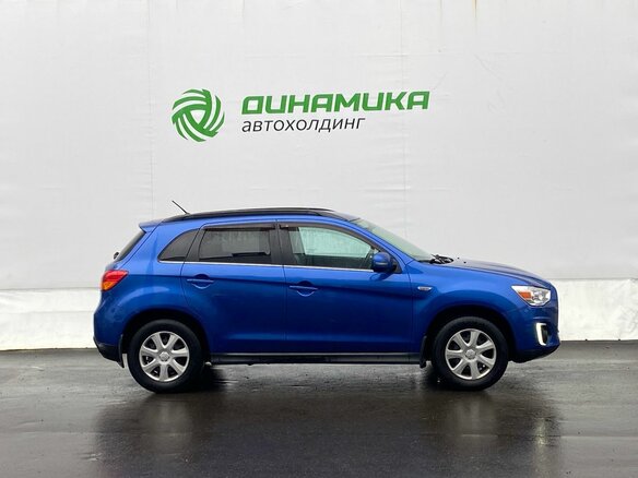 2014 Mitsubishi ASX I Рестайлинг, синий, 990000 рублей - вид 3