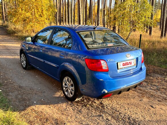 2010 Kia Rio II Рестайлинг, синий, 480000 рублей - вид 7