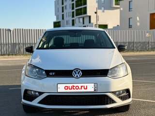 2017 Volkswagen Polo V Рестайлинг, белый, 1335000 рублей, вид 5