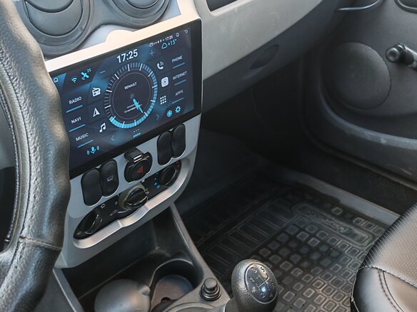 2011 Renault Logan I Рестайлинг, чёрный, 500000 рублей - вид 11