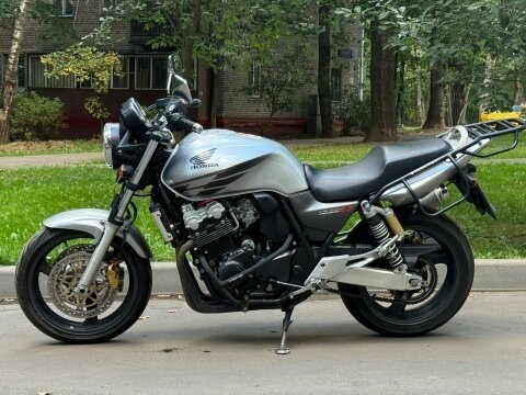 2004 Honda CB 400 Super Four, серебристый, 350000 рублей - вид 3