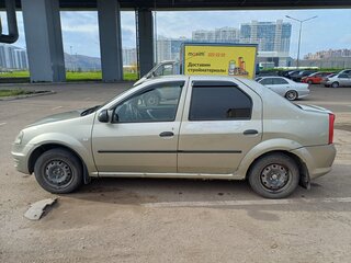 2010 Renault Logan I Рестайлинг, бежевый, 215000 рублей, вид 4