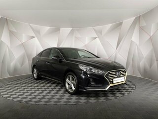 2018 Hyundai Sonata VII (LF) Рестайлинг, чёрный, 1195000 рублей, вид 3