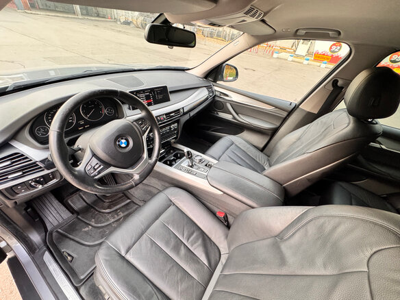 2014 BMW X5 25d III (F15), серый, 3200000 рублей - вид 8