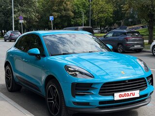 2020 Porsche Macan I Рестайлинг, синий, 5450000 рублей, вид 4