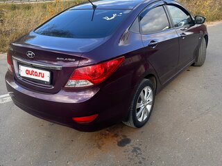 2012 Hyundai Solaris I, фиолетовый, 820000 рублей, вид 3