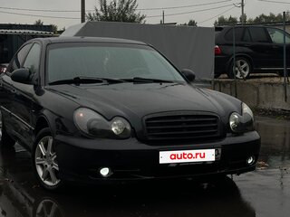 2008 Hyundai Sonata ТагАЗ IV (EF) Рестайлинг, чёрный, 450000 рублей, вид 3