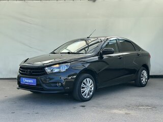 2015 Lada (ВАЗ) Vesta I, чёрный, 720000 рублей, вид 1