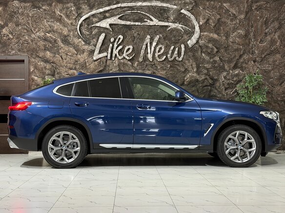 2021 BMW X4 20i II (G02) Рестайлинг, синий, 5998000 рублей - вид 2