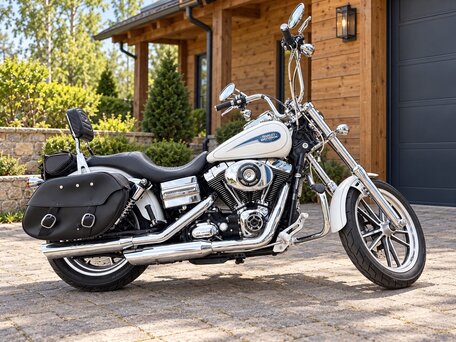 2005 Harley-Davidson Dyna Low Rider, белый, 950000 рублей, вид 3
