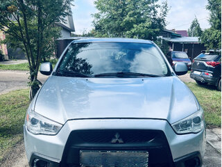 2012 Mitsubishi ASX I, серебристый, 830000 рублей, вид 1