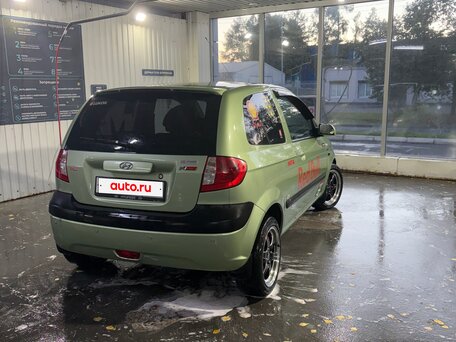 2006 Hyundai Getz I Рестайлинг, зелёный, 515000 рублей, вид 3