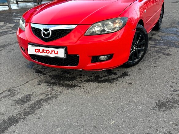 2008 Mazda 3 I (BK) Рестайлинг, красный, 650000 рублей - вид 1