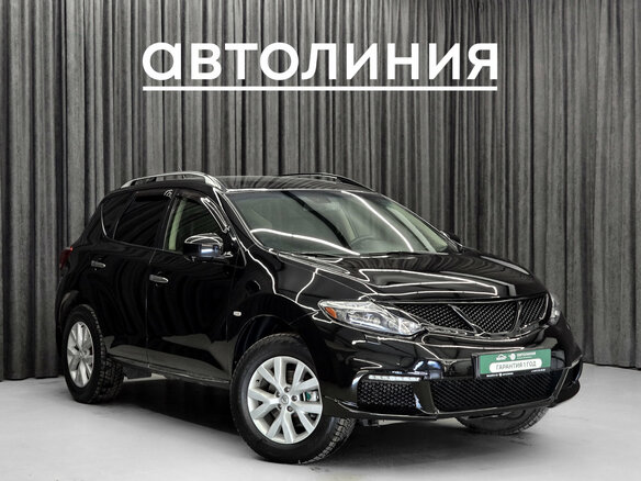 2013 Nissan Murano II (Z51) Рестайлинг 2, чёрный - вид 2