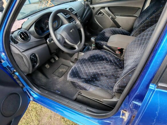 2020 Lada (ВАЗ) Granta I Рестайлинг, синий, 720000 рублей - вид 5