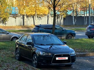 2011 Mitsubishi Lancer X Рестайлинг, чёрный, 580000 рублей, вид 2