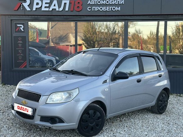 2009 Chevrolet Aveo I Рестайлинг, серебристый, 339000 рублей - вид 1