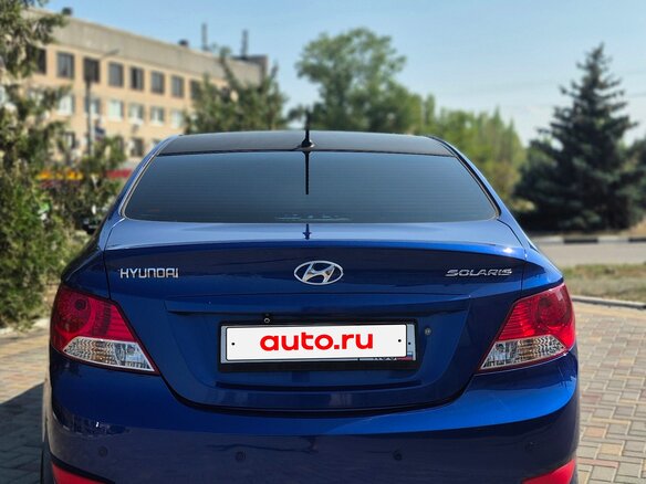 2012 Hyundai Solaris I, синий, 880000 рублей - вид 5