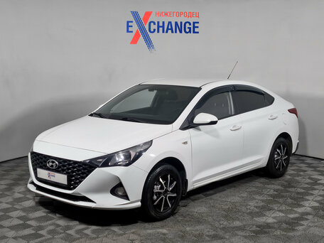 2020 Hyundai Solaris II Рестайлинг, белый, 1246000 рублей, вид 1